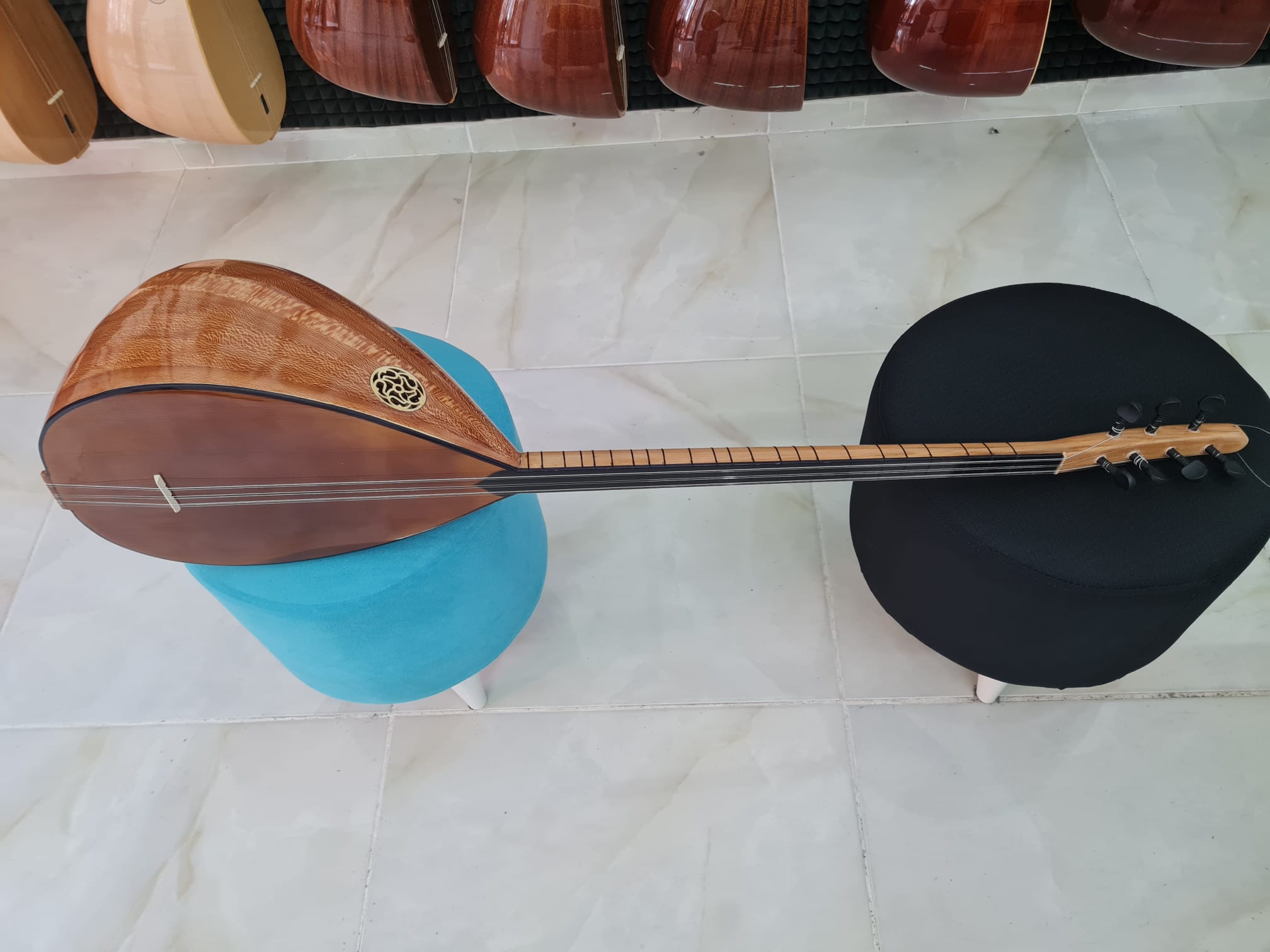 Beginner Saz - Long Neck - Mulberry With Pickup – Ornina Music ...