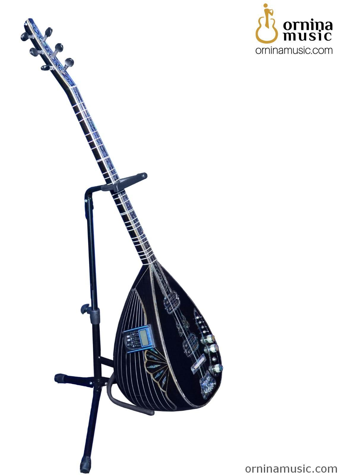elektro bağlama pedal Premium Electric Saz Baglama - Standard Neck | Ornina Music – Ornina Music