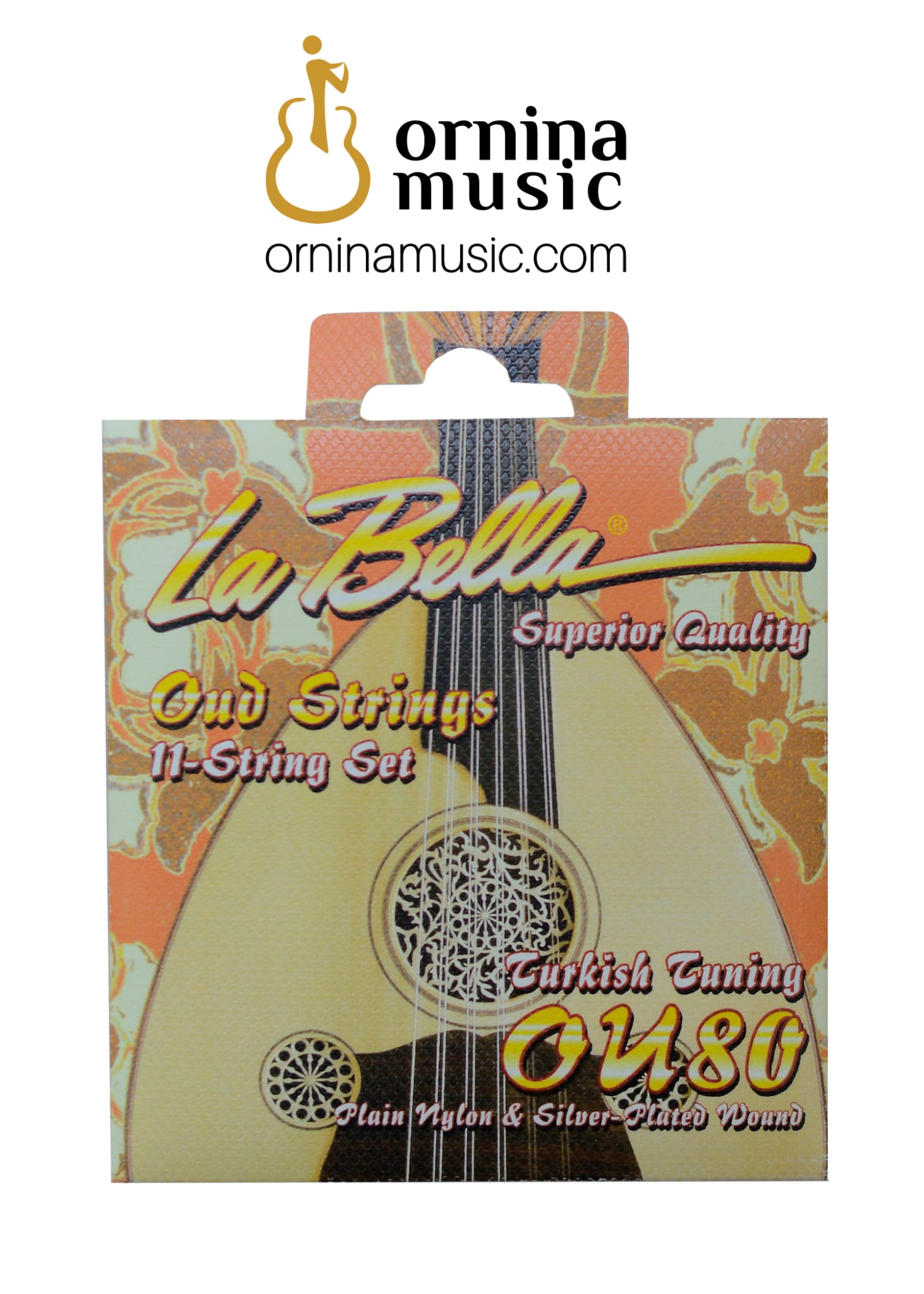 Turkish Tuning Oud 11-String set Superior Quality